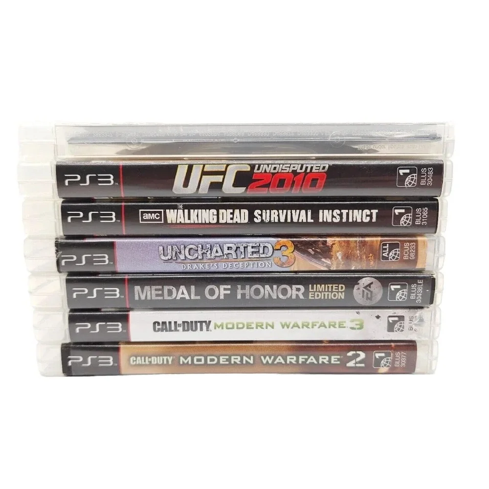 Lot Of 7 Sony Playstation‎ 3 PS3 Video Games Action War Adventure Fighting COD